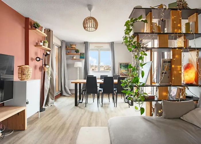 Les Terrasses Illuminees - T3 Avec Parking Gratuit アパート トゥールーズ